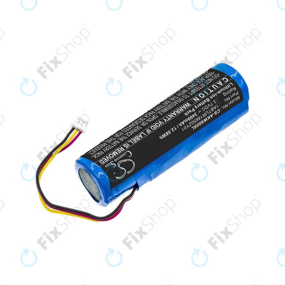 Batterie für Akai 5000 Solo, Ewi 5000, 3400mAh, Li-Ion, 3.7V, 1ABTUR18650ZY01, HQ