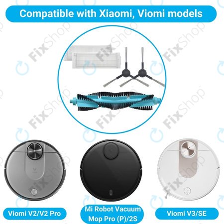 Xiaomi Viomi V2, V2 Pro, V3, SE, Mi Robot Vacuum Mop Pro (P), 2S - Standard-Set