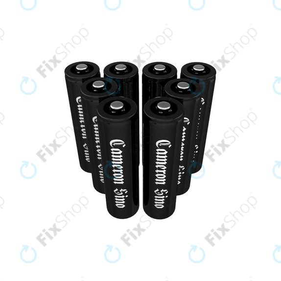 Wiederaufladbare Batterie, CameronSino AA, 8Stk., 2200mAh, Ni-MH, 1.2V, –, HQ