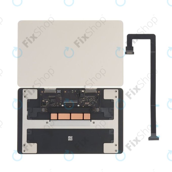 Kompletter Trackpad für MacBook Air 13", A3113 (2024), Starlight, 661-40276, Genuine Apple