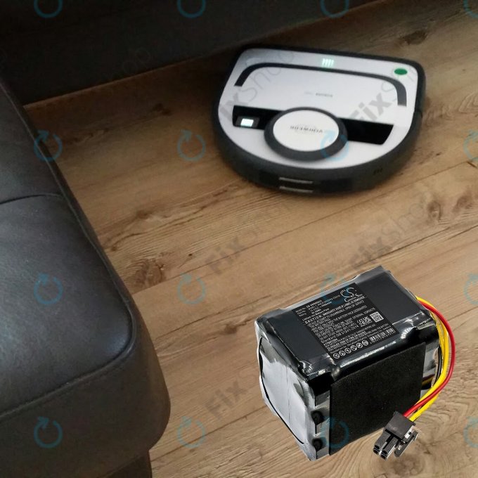 Vorwerk Kobold VR200 - Akku Batterie 20884-1, 4NCR18650P2-C001A Li-Ion 14.4V 6000mAh HQ