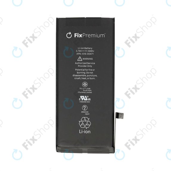 Apple iPhone XR - Akku Batterie 2942mAh FixPremium (10 Pack)