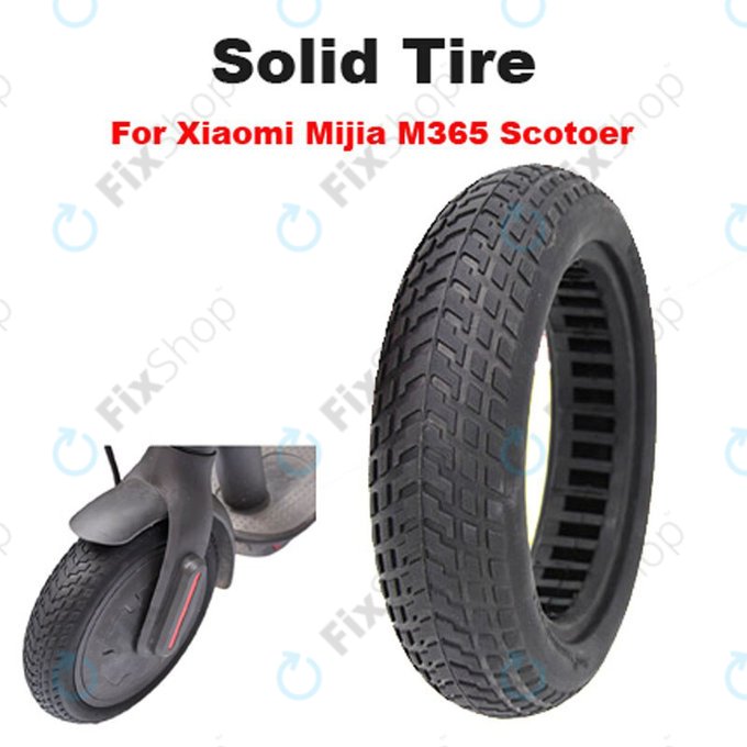 Xiaomi Mi Electric Scooter 1S, 2 M365, Essential, Pro, Pro 2 - Robuster Vollreifen (Black)