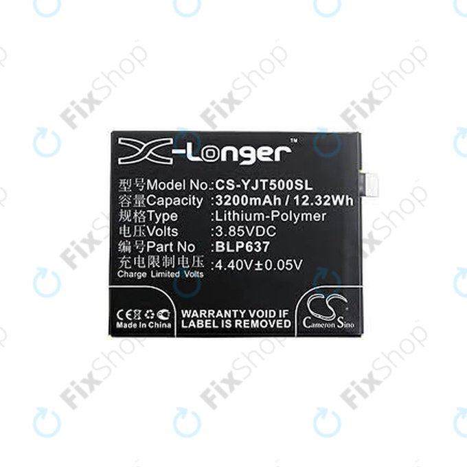 OnePlus 5, 5T - Akku Batterie BLP637 3200mAh HQ