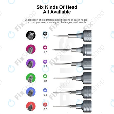 Mechanic KING KONG+ - Torx, Tri-point, Cross Schraubendreher Set - 6Stk.