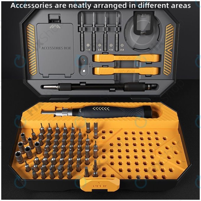 Jakemy JM-8183 - Präzisionswerkzeugsatz für die Wartung von Mobiltelefonen, Tablets und Computern