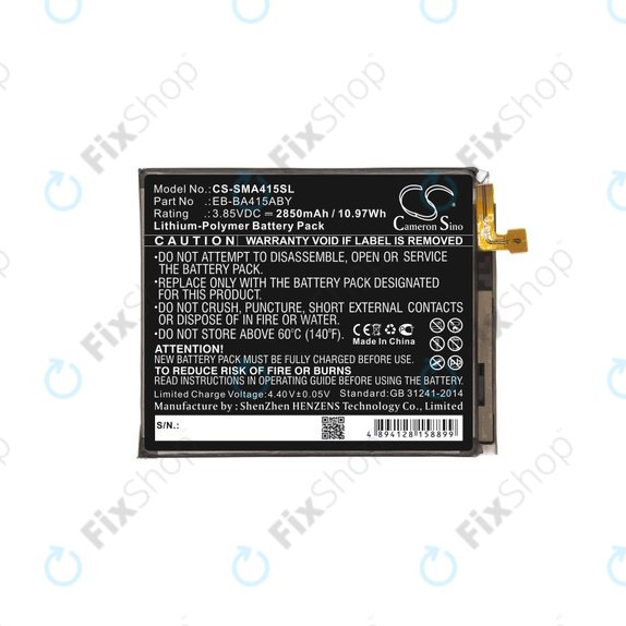 Samsung Galaxy A41 A415F - Akku Batterie EB-BA415ABY 2850mAh HQ