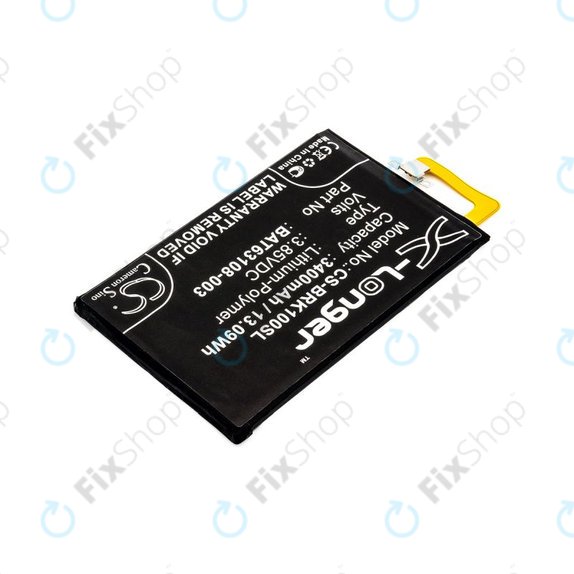 Akku batterie für Blackberry Keyone, 3400mAh, Li-Pol, 3.85V, BAT63108-003, HQ
