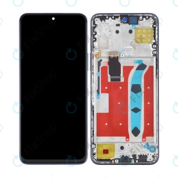 Honor X8 - LCD Display + Touchscreen Front Glas + Rahmen (Ocean Blue) TFT
