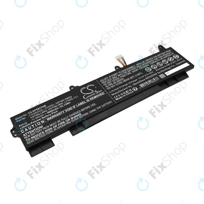 Akku batterie für HP ZBook Firefly 15 G7, G8, EliteBook 855 G7, G8, 850 G7, G8, 4600mAh, Li-Pol, 11.55V, CC03053XL, HQ
