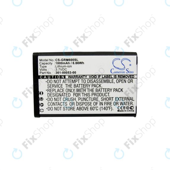 Akku batterie für Garmin Alpha 200, Montana 600t Camo, 1800mAh, Li-Ion, 3.7V, 361-00053-00, HQ