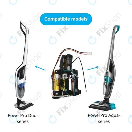 Philips PowerPro Aqua, Duo - Akku Batterie 300003446961, 69-2008-009-211, 69-2008-009-201 Li-Ion 25.2V 2000mAh HQ