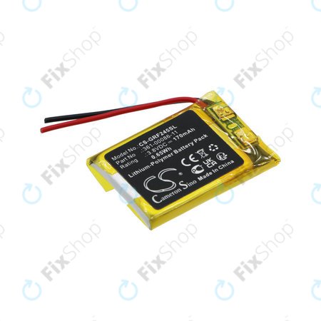 Batterie für Garmin Forerunner 245, Forerunner 245 Music, 170mAh, Li-Pol, 3.8V, 361-00086-11, HQ