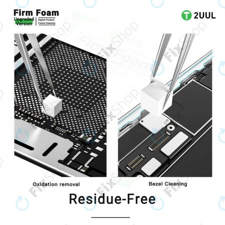 2UUL SC07 - Hochdichte Reinigungsunterlagen für Kamera, Chips und PCB (500Stk.)