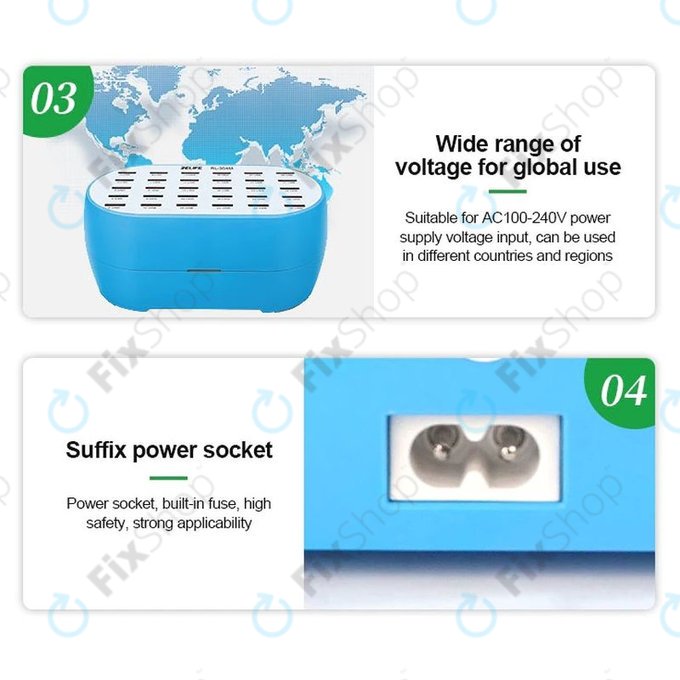Relife RL-304M - Smart USB-Ladegerät - 30x USB / 160W