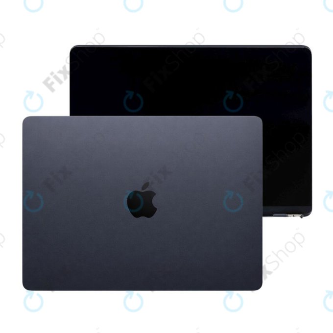 LCD-Display für MacBook Air 15", A3241 (2025), mit Frontglas und Deckel, Midnight, 661-50131, Genuine Apple