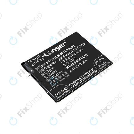 Batterie für Huawei Y7, 3900mAh, Li-Pol, 3.85V, HB406689ECW, HQ
