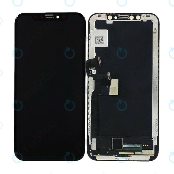 Display In-Cell für iPhone XS Max, Touchscreen-Glas mit Rahmen, FixPremium