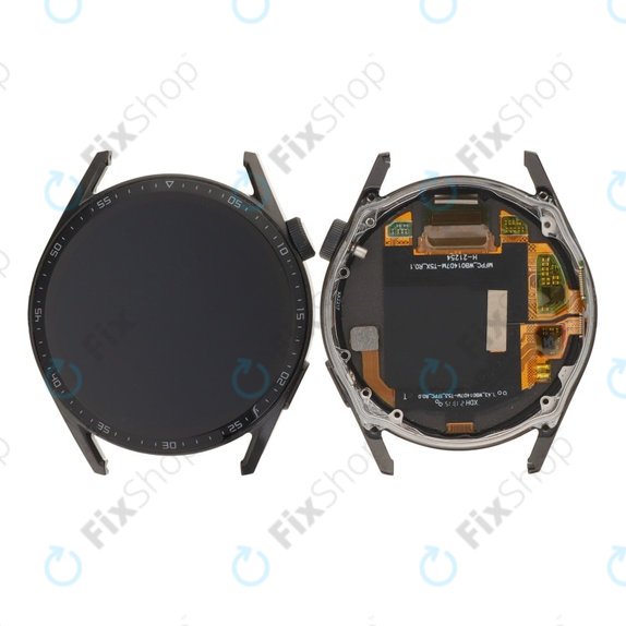 Huawei Watch GT 3 46mm JPT-B19 - LCD Display + Touch Screen + Frame (Black)