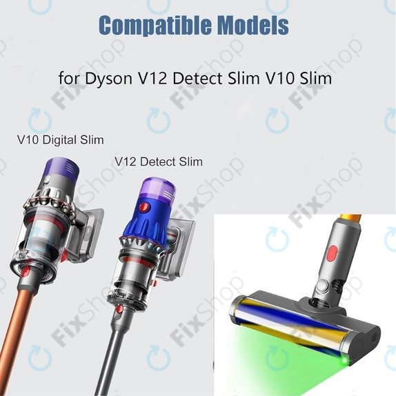 Dyson V12 - Bodendüse mit LED-Grünlicht