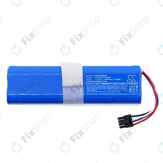 Xiaomi Dreame Bot L10s Ultra Gen2 - Akku Batterie P2150-4S2P-KLYEV, R2228-4S2P-MMBK 14.4V Li-Ion 5200mAh HQ