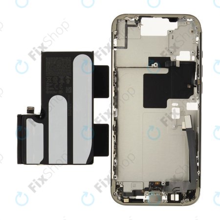 Mittelrahmen mit Batterie für iPhone 16 Pro Max | White Titanium | ZD076-00694 | Genuine Apple
