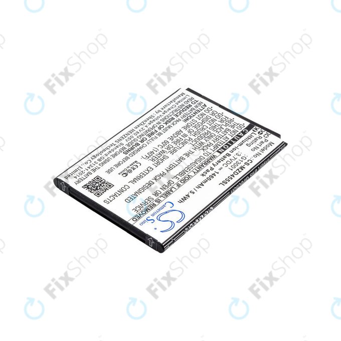 Batterie für Navon Mizu D455, 1460mAh, Li-Ion, 3.7V, G13001, HQ