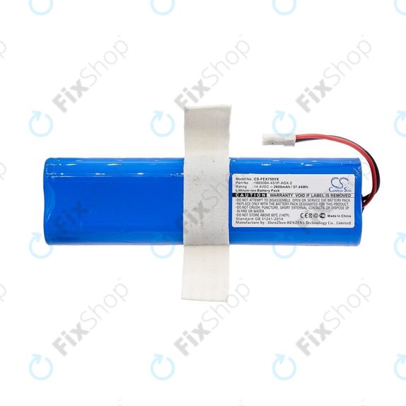 Zaco V3, V40, V5s Pro, V5x, Silvercrest SSWR A1, SSWR B1, SSR 3000 A1 - Akku Batterie 18650B4-4S1P-AGX-2 Li-Ion 14.4V 2600mAh HQ