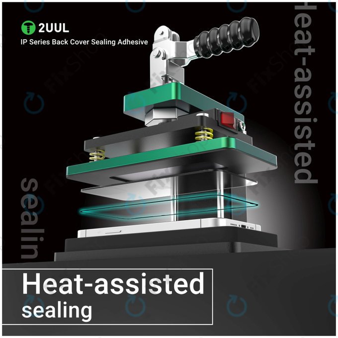 Hintere Glasscheibe Dichtungs-Klebestreifen für iPhone 16 Pro, 2UUL BA16P, (5Stk.)