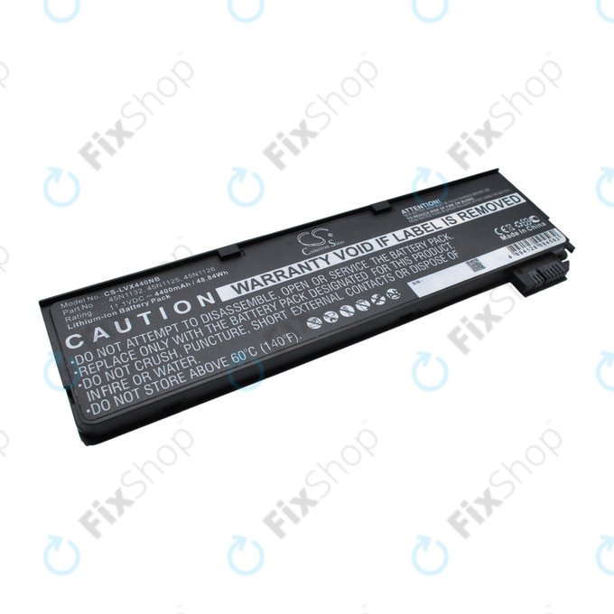 Batterie für Lenovo ThinkPad X240, X250, X260, S440, T440, T550, T560, 4400mAh, Li-Ion, 11.1V, 45N1132, HQ