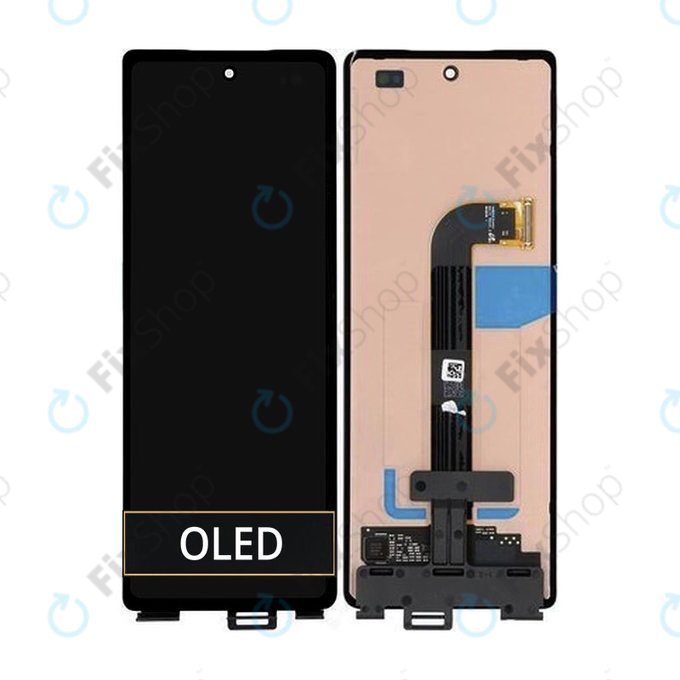 Samsung Galaxy Z Fold 2 F916B - LCD Display + Touchscreen Front Glas (Externe) - GH82-23943A, GH82-24024A Genuine Service Pack