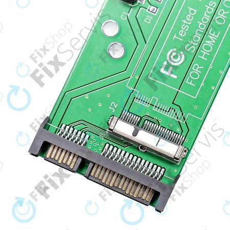 Apple MacBook Air 11" A1465, Air 13" A1466, Pro 13" A1425, Pro 15" A1398 (Mid 2012, Late 2012) - SSD-Ersatz-SATA-Adapter