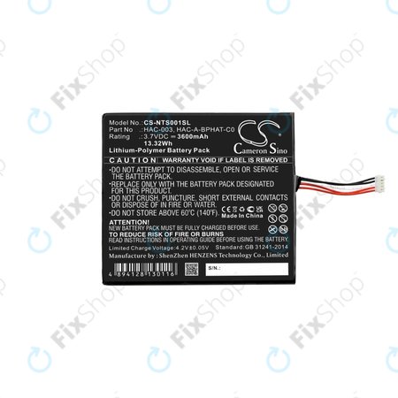 Nintendo Switch - Akku Batterie HAC-003 3600mAh HQ