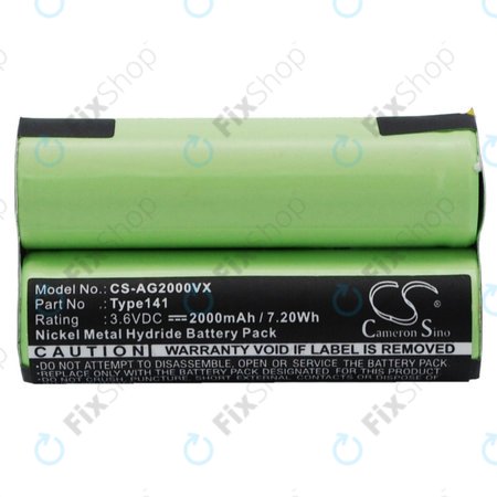 AEG Electrolux Junior 2.0 - Akku Batterie Type141 Ni-MH 3.6V 2000mAh HQ