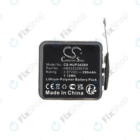 Batterie für Huawei Watch GT3 42mm, Watch GT3 Pro 42mm, 290mAh, Li-Pol, 3.87V, HB522025EFW, HQ