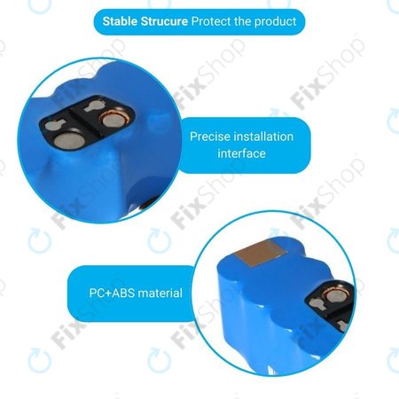 iRobot Roomba 500, 600, 700, 800, 900-series, R3, Scooba 450, Vileda 137173 - Akku Batterie 11702, GD-Roomba-500, VAC-500NMH-33 Ni-MH 14.4V 4000mAh