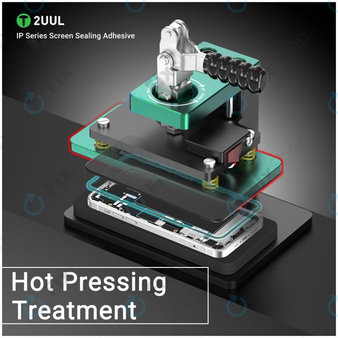 LCD Dichtungs-Klebestreifen für iPhone 17 Pro Max, 2UUL SA17PM