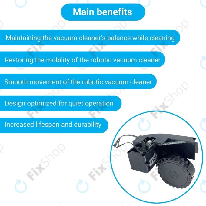 Roidmi EVE Plus - Rad mit Motor (Links) (Schwarz)