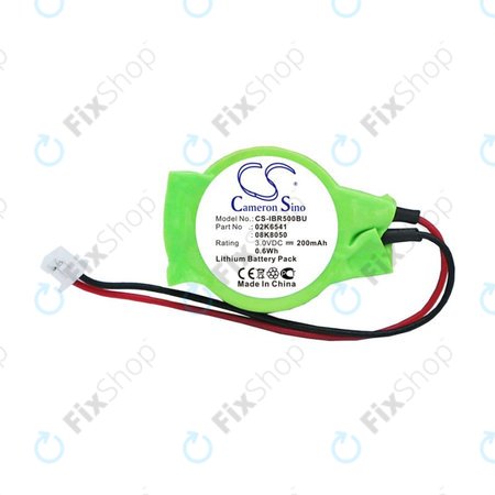 Backup Batterie für Lenovo Thinkpad, 200mAh, Lithium, 3V, 02K6541, HQ