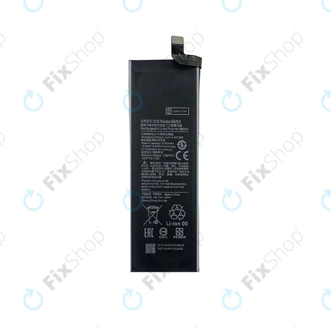 Xiaomi Mi Note 10, Mi Note 10 Lite, Mi Note 10 Pro - Akku Batterie BM52 5260mAh