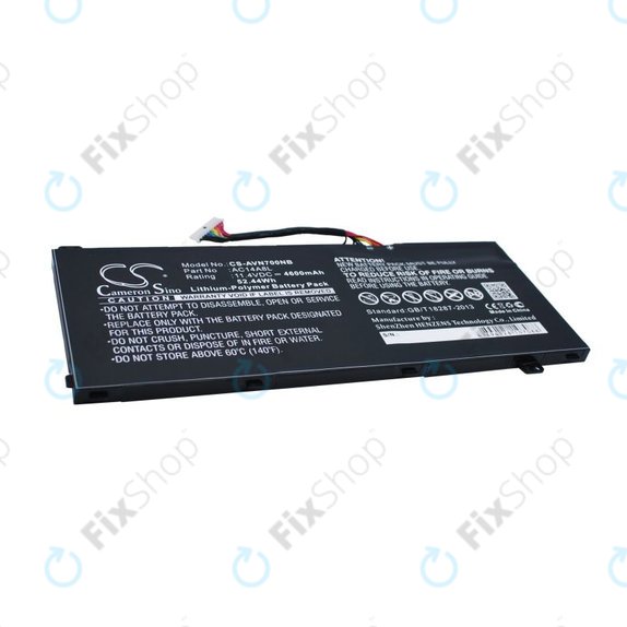 Akku batterie für Acer Aspire Vn7, V15 Nitro, Spin 3, 4600mAh, Li-Pol, 11.4V, AC14A8L, HQ