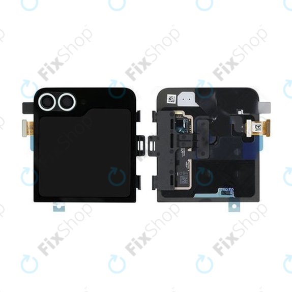 Samsung Galaxy Z Flip 6 F741B - LCD Display + Touchscreen Front Glas + Rahmen (Externe) (Mint) - GH97-30012D Genuine Service Pack
