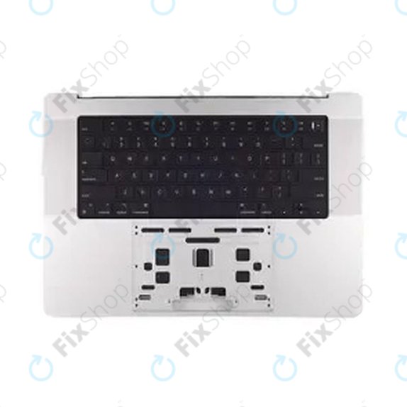 Oberer Tastaturrahmen für MacBook Pro 14", A3112 (2024), mit US-Tastatur und Akku, Silver, 661-42513, Genuine Apple