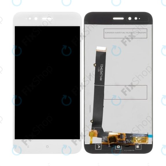 Xiaomi Mi A1 (Mi 5X) - LCD Display + Touchscreen Front Glas (White) TFT
