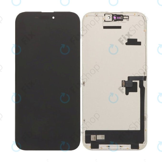 Display Soft OLED 120Hz für iPhone 16 Pro, Touchscreen-Glas mit Rahmen, FixPremium PRO