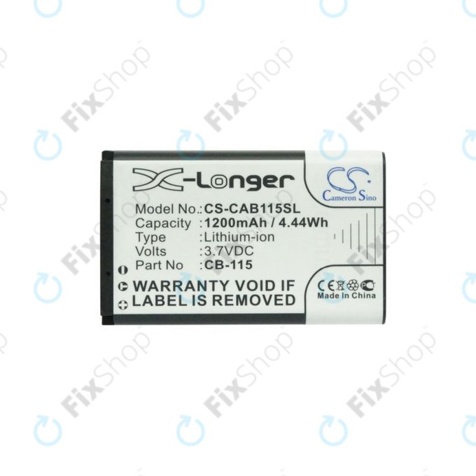 Akku batterie für CAT B100, 1200mAh, Li-Ion, 3.7V, CB-115, HQ