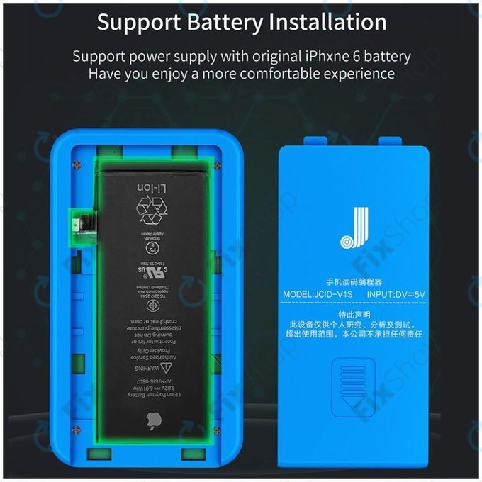 JC V1S - Multifunktionales Programmiergerät + LCD-Platine (iPhone 7 - 11 Pro Max)