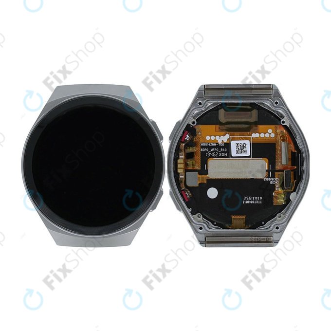 Huawei Watch GT2e Hector-B19R - LCD Display + Touchscreen front Glas + Rahmen (Mint Green) - 02353MSM