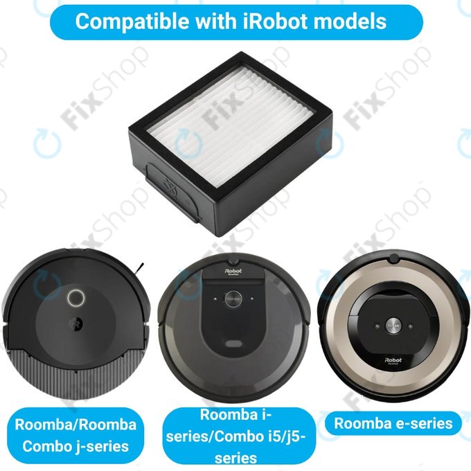 iRobot Roomba e-series, i-series, j-series - HEPA-Filter (3Stk.)