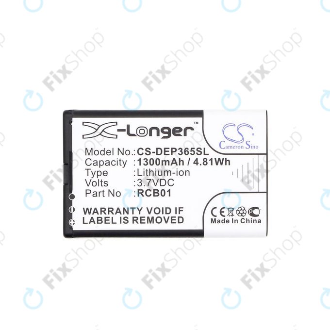 Akku batterie für Doro Primo 365, 1300mAh, Li-Ion, 3.7V, RCB01, HQ